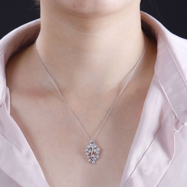 Moissanit Anhänger, ca. 0,41 ct. image number 2