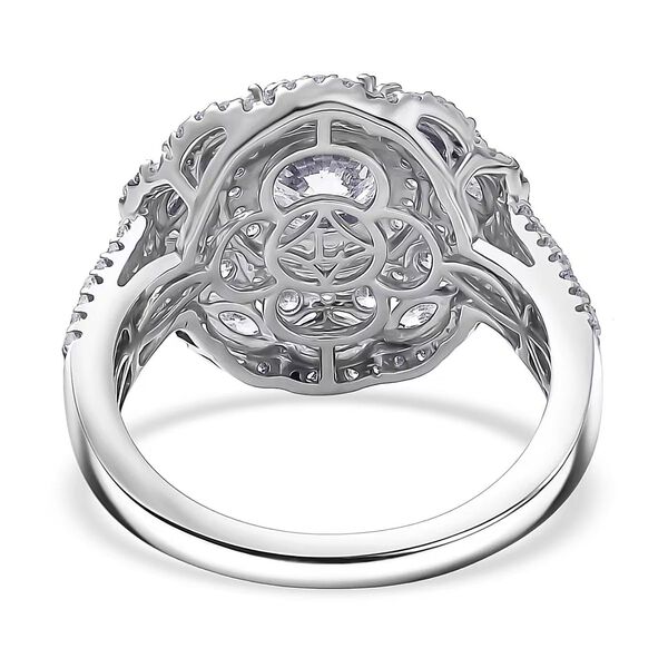 LUXURIANT DIAMOND - Lab Grown Diamant  Ring 925 Silber Rhodiniert (Gr&ouml;&szlig;e 18.00) ca. 2.50 ct image number 4
