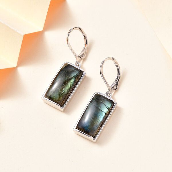 Labradorit Ohrringe - 14,45 ct. image number 2