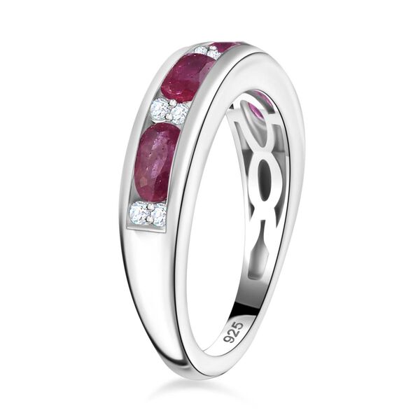 Afrikanischer Rubin und Zirkon-Ring - 1,54 ct. image number 5