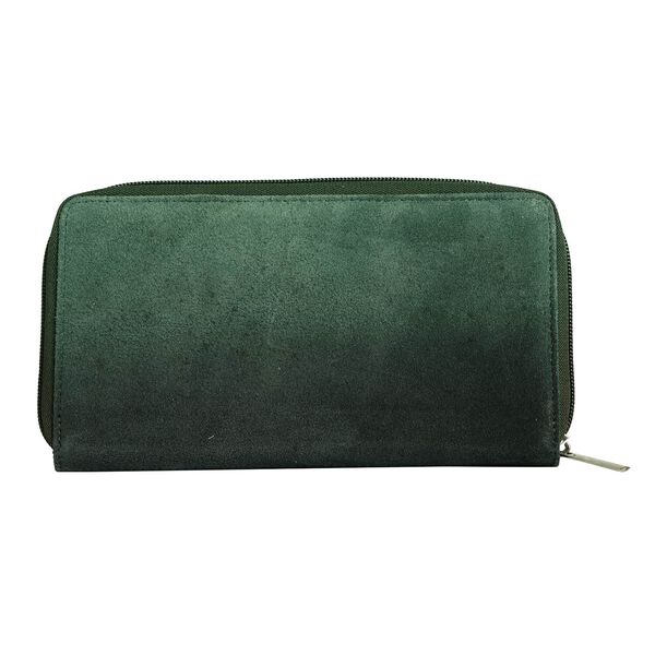 Echtleder Brieftasche mit RFID-Schutz, dunkelgr&uuml;n image number 3