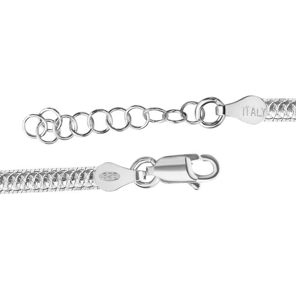 Fischgräten-Armband in rhodiniertem Silber image number 2