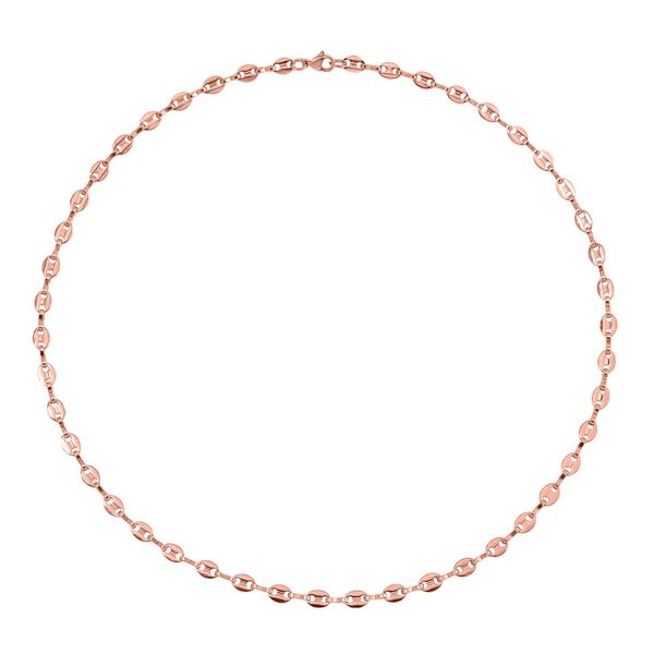 3er Set - Sehr Schick und Trendy Halsketten, Chirurgen-316L Edelstahl rosèfarben image number 8