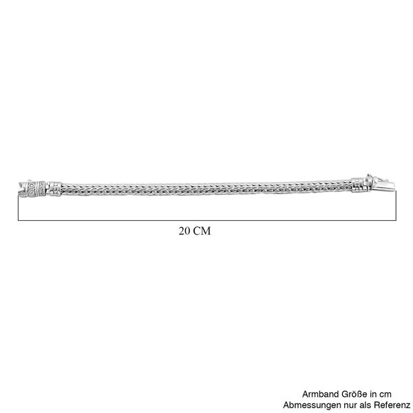 Royal Bali Kollektion - Tulang Naga Armband in 925 Silber image number 5