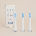 3er-Set Ersatzköpfe für elektrische Zahnbürsten, Größe 3,3x2,9x24,5 cm, Weiß