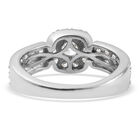 LUSTRO STELLA Hergestellt mit Feinster ZIRKONIA Ring 925 Silber platiniert (Größe 17.00) image number 5