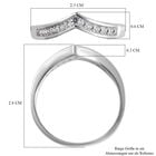 LUSTRO STELLA - Weißer Zirkonia-Ring, 925 Silber rhodiniert - 0,18 ct. image number 4