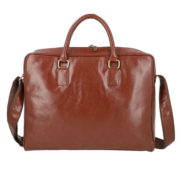 LA MAREY - Crossbody-Tasche aus naturfreundlichem Kunstleder, Braun image number 0