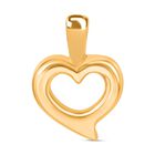 999 Gold Herz Anhänger