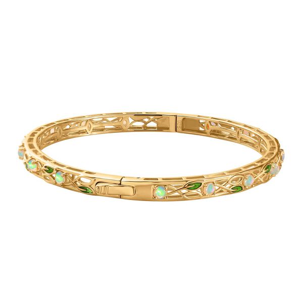 AA nat&uuml;rlicher, &auml;thiopischer Welo Opal-Armreif, 19 cm - 1,41 ct. image number 6