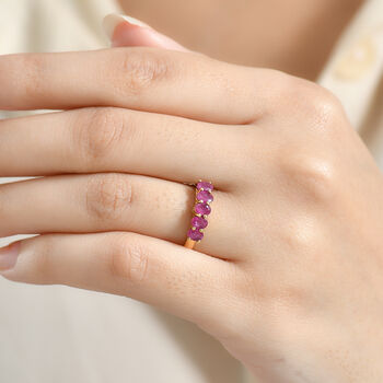 D'Joy AA afrikanischer Rubin und Diamant Ring - 1,38 ct.