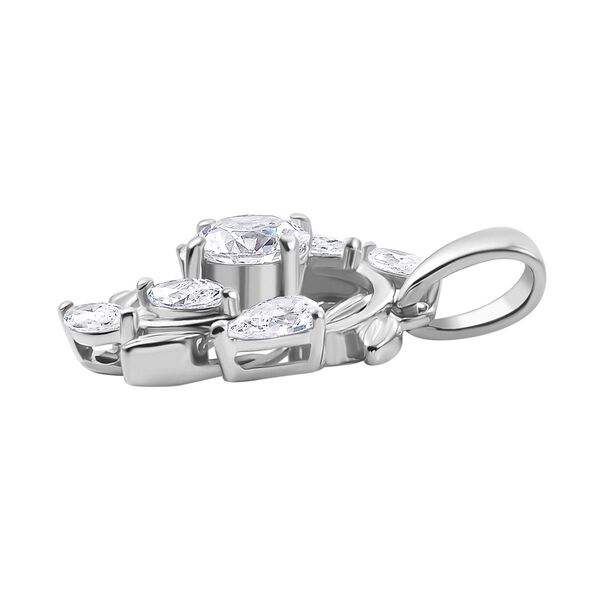 J Francis gefertigt mit SWAROVSKI- Swarovski Zirkonia Anhänger, 925 Silber rhodiniert image number 4