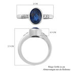 Ceylon Farbe Quarz und Zirkon-Ring, Edelstahl  ca. 1,55 ct image number 6