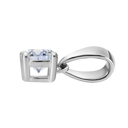 LUXURIANT DIAMOND- SGL zertifizierter VS-EF Labor Diamant Anhänger in 950 Platin - 0,50 ct. image number 3