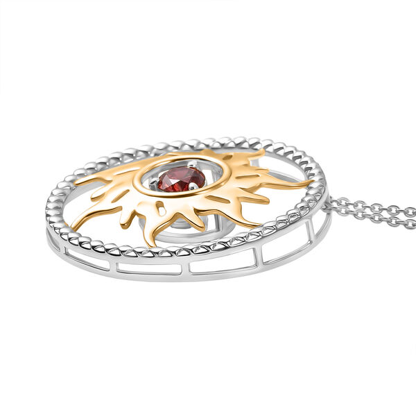 GP - AAA Blaze Feueropal, Kanchanaburi Blauer Saphir Schmuckset ca. 50 cm 925 Silber platiniert, 925 Silber platiniert und vergoldet ca. 0.26 ct image number 4