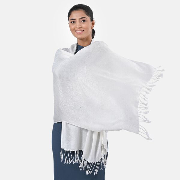 Jacquard-Schal aus Viskose und Geldbörse aus PU-Leder mit RFID-Schutz image number 13