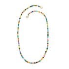 Mehrfarbige Opal-Halskette, 45cm, 375 Gold - 38 ct. image number 3