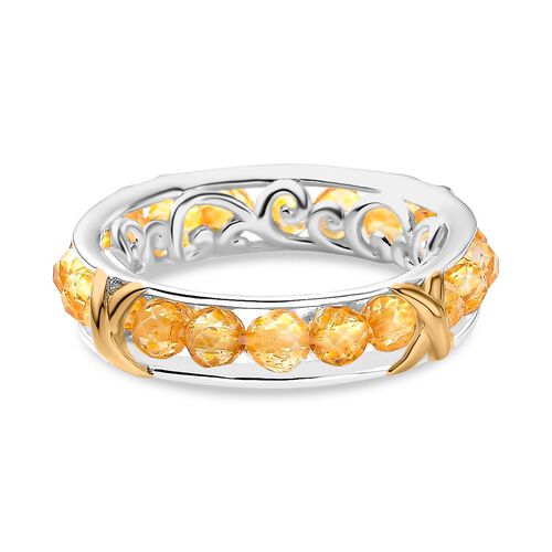 Citrin Ring Messing (Größe 16.00) ca. 9,00 ct image number 0