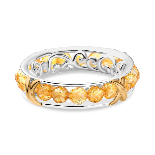 Citrin Ring Messing (Gr&ouml;&szlig;e 16.00) ca. 9,00 ct image number 0