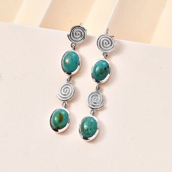 Sierra Nevada T&uuml;rkis Ohrringe - 5,68 ct.