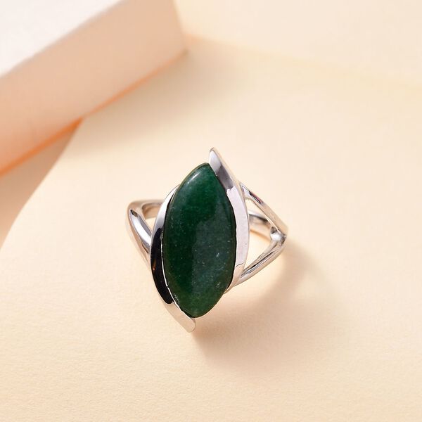 Grüner Aventurin Ring - 8,02 ct. image number 2