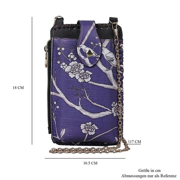 Crossbody Tasche, Blumenmuster image number 7