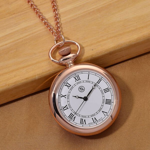 STRADA - Rotes Murano-Stil Glas PC21S Japanisches Uhrwerk,  91.4 cm Eisen Rose image number 2