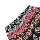 Gewebte Viskosehose, Länge 103/ Hüfte 66/ Taille 56cm, schwarz und rosa image number 4