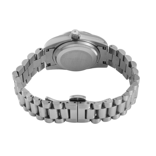 William Hunt - Moissanit-Akzentuhr, Schweizer Uhrwerk, Mineralglas und 5ATM Wasserresistenz, Edelstahl-Armband image number 7