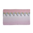 LA MAREY - bedruckter Seidenschal, 180x110 cm, Rosa