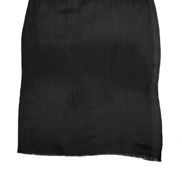 LA MAREY: Superweicher Schal aus 100% Kaschmirwolle, Schwarz  image number 4
