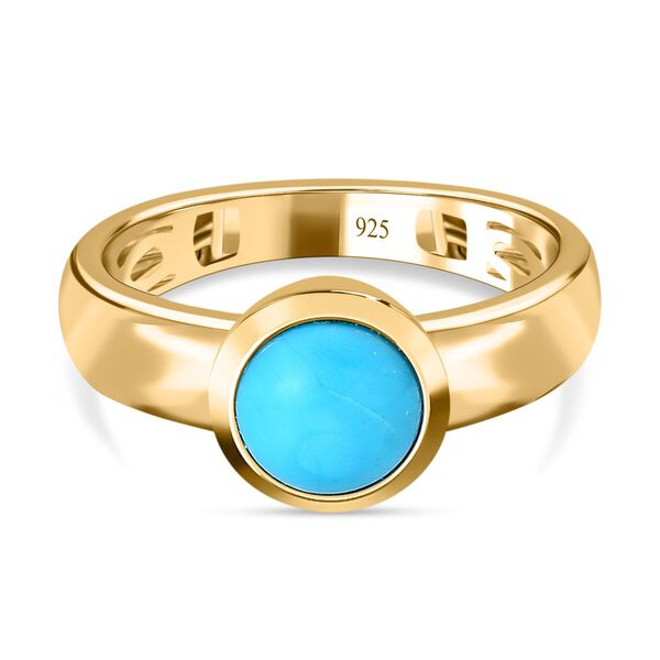 Amerikanischer, natürlicher Sleeping Beauty Türkis-Ring - 1,17 ct. image number 0