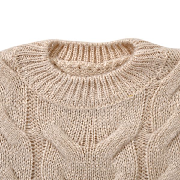 LA MAREY - Crewneck Pullover, S-L, Beige image number 2