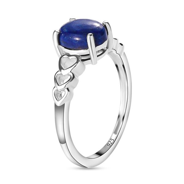 Lapislazuli Ring und Anhänger, 925 Silber ca. 2,90 ct image number 5