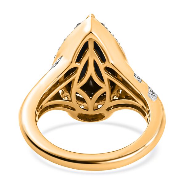 Elite Shungit und Zirkon Ring - 3,49 ct. image number 6