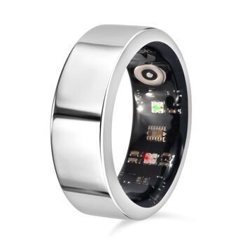 Soul Smart - V1 Smart Unisex Ring, G-Sensor, Herzfrequenzsensor, Silberton
