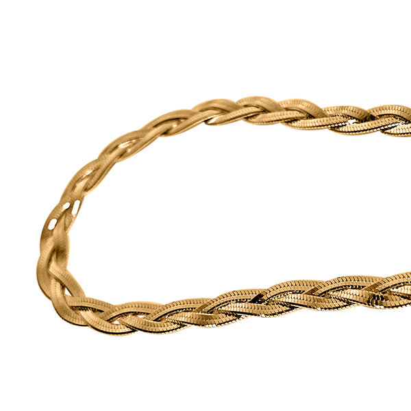 Zartes italienisches geflochtenes Armband image number 1