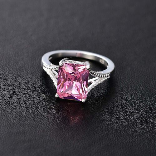 Rosa Zirkonia Ring image number 1