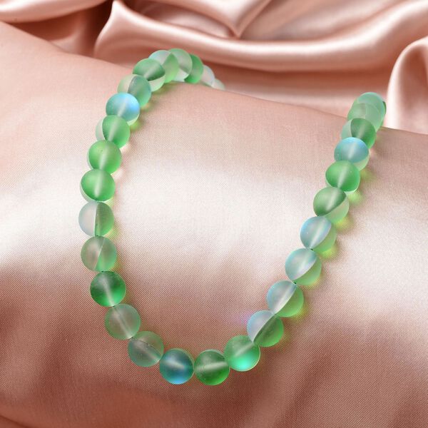 Gr&uuml;ne Kristall-Halskette, 50 cm - 410 ct. image number 2