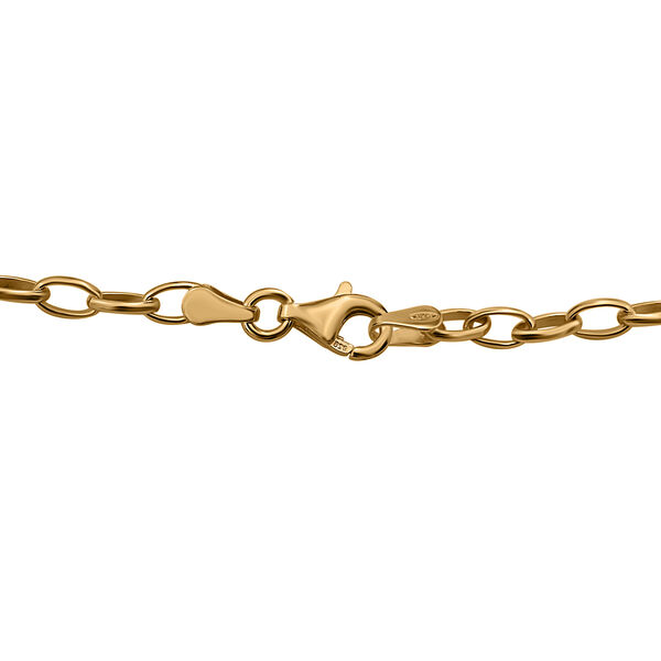 925 Silber vergoldet Kette ca. 75 cm ca. 11,90g image number 3