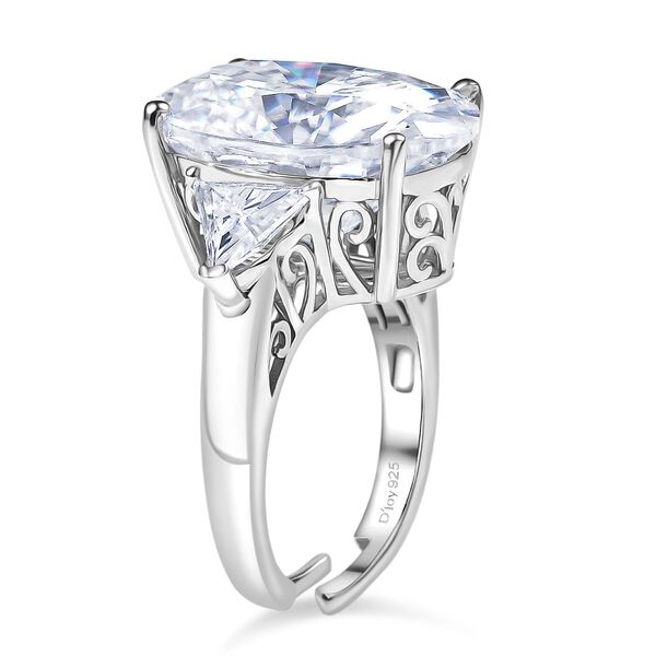 D'Joy Moissanit Ring - 13,79 ct. image number 4