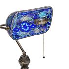 Mosaik-Tischlampe, Größe:26x25x35cm, blau, Glühbirne nicht enthalten image number 6