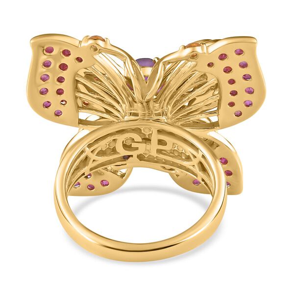 GP Trionfo Collection - AA Afrikanischer Amethyst Ring und Anh&auml;nger, ca. 3,65 ct. image number 7