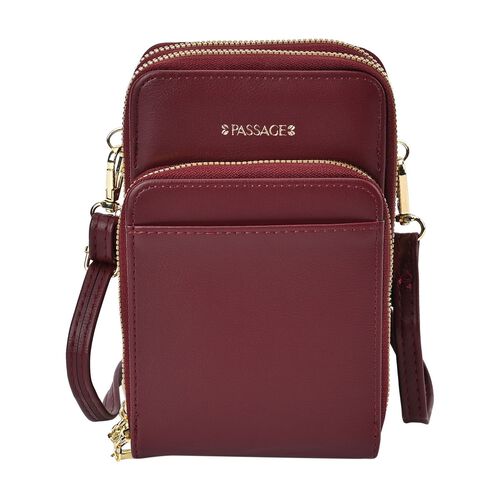 Passage Crossbody-Tasche in burgunder image number 0