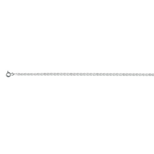925 Silber rhodiniert Kette ca. 45 cm+ 5 cm Extender, ca. 2,74g image number 0