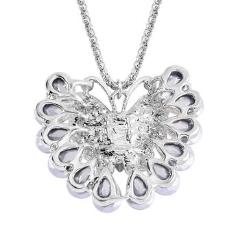 Kristall Halskette ca. 70 cm