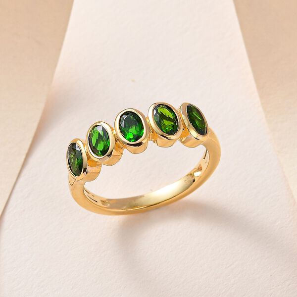 Nat&uuml;rlicher Chromdiopsid-Ring - 1,23 ct. image number 2