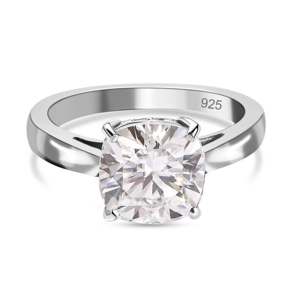 Moissanit Solit&auml;r Ring - 3,16 ct.
