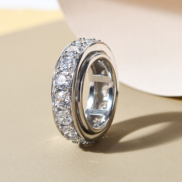 Zirkonia Eternity Anti-Stress Spinning Ring image number 2