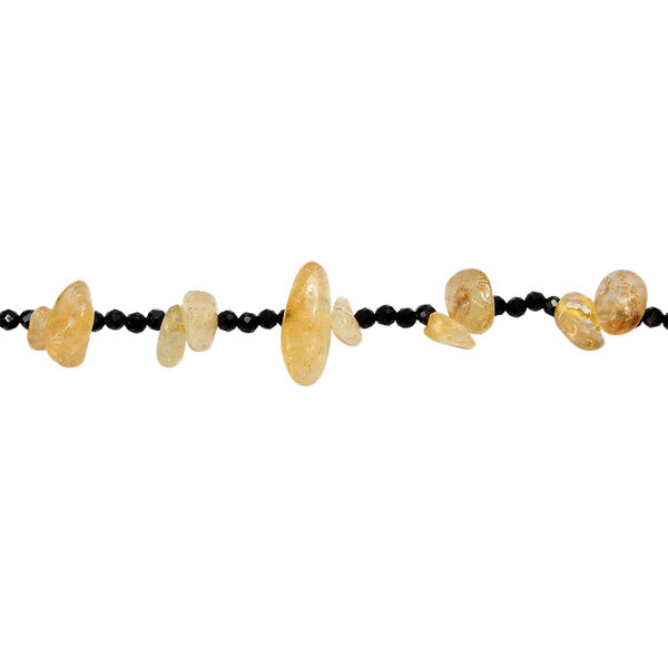 Citrin und schwarze Spinell 91cm Halskette - 280 ct. image number 5